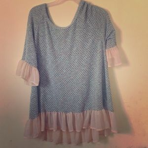 A nice shirt with ruffles